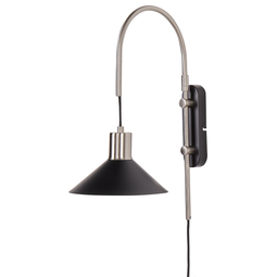 Beliani SISSA - Wandlamp - Zwart - Metaal