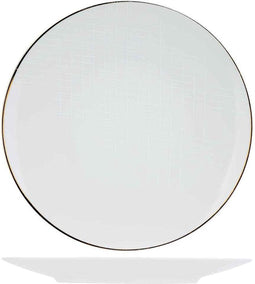 Cosy en Trendy Alina Plat Dinerbord Porselein - 27cm (set van 6) En Yourkitchen E-kookboek - Heerlij