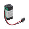 Emergency light battery NiMH 4.8V 600mAh F2x2 Micro AAA with 100mm cable and plug