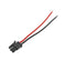 Emergency light battery NiMH 4.8V 600mAh F2x2 Micro AAA with 100mm cable and plug