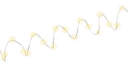 Goobay 20er LED silver wire fairy lights, incl. Timer - atmospheric lighting decoration for indoor u