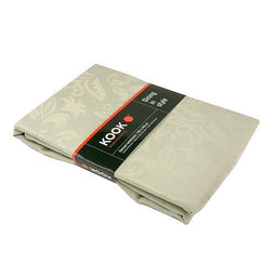 KOOK Tafelkleed Damast Polyester Zilver 140/240