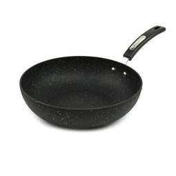 KOOK Neverstick wok/hapjespan 28 cm
