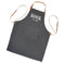 KOOK schort vintage-antraciet