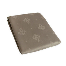 KOOK Tafelkleed Damast Polyester Taupe 140/240