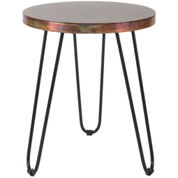 Home67 Salontafel Palma - 39 x 39 cm - Copper