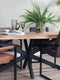 Home67 Eettafel Rabel 180 cm - Spinpoot - Boomstamblad