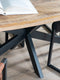 Home67 Eettafel Rabel 180 cm - Spinpoot - Boomstamblad