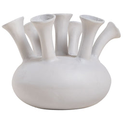 Home67 Tulpenvaas Antique Wit M