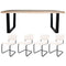 Home67 Set - Eettafel Uvra 180 cm + 4 x Eetkamerstoel Brooks - White