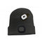 Hat with LED front light, knitted hat with LED light ideal for jogging, camping, working, walking et