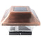 Fence post light Solar LED light for fence posts, garden post caps, fence posts GL067COP with 2 adap
