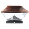 Fence post light Solar LED light for fence posts, garden post caps, fence posts GL067COP with 2 adap