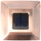 Fence post light Solar LED light for fence posts, garden post caps, fence posts GL067COP with 2 adap