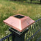 Fence post light DuraCell Solar LED light for fence posts, garden post caps, fence posts GL067COPDU