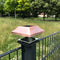 Fence post light DuraCell Solar LED light for fence posts, garden post caps, fence posts GL067COPDU