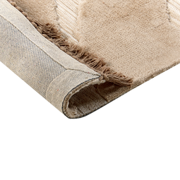 Beliani SAZOO - Vloerkleed - Beige - 160 x 230 cm - Polyester