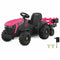 Jamara Accuvoertuig tractor Super Load met Trailer Roze 12V