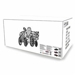 Jamara Accuvoertuig tractor Super Load met Trailer Rood 12V