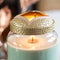 Candle Square Gouden met roze hart kaarsendeksel - Purple River