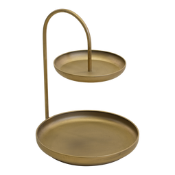 Lesli Living Etagère Julie 2-laags Goud 40cm