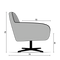 Liviza Fauteuil Donato - Draaibaar Smoke