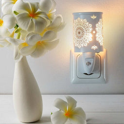 Candle Square Nachtlampje bloem waxmelter