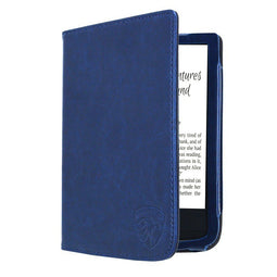 Luxe Hoesje Geschikt voor Pocketbook Touch Lux 4 Hoes Cover Marine Blauw