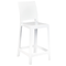 Beliani WELLINGTON - Barkruk set - Wit - Polycarbonaat