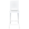 Beliani WELLINGTON - Barkruk set - Wit - Polycarbonaat