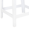 Beliani WELLINGTON - Barkruk set - Wit - Polycarbonaat