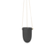 Ferm Living - Speckle Hangende Pot - Donkergrijs Klein