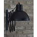Homestylingshop Wandlamp industrieel zwart - zwarte wandlamp - verstelbare wandlamp