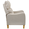 Beliani ROYSTON - Fauteuil - Lichtbeige - Stof