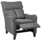 Beliani ROYSTON - Fauteuil - Grijs - Stof