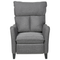 Beliani ROYSTON - Fauteuil - Grijs - Stof