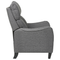 Beliani ROYSTON - Fauteuil - Grijs - Stof
