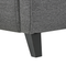 Beliani ROYSTON - Fauteuil - Grijs - Stof