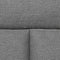Beliani ROYSTON - Fauteuil - Grijs - Stof
