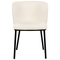Beliani MINA - Eetkamerstoel set van 2 - Off-white - Polyester