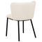 Beliani MINA - Eetkamerstoel set van 2 - Off-white - Polyester