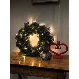 Micro LED light chain 20 flg. Ww, transp. Kab. 6351-123