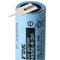 Sanyo lithium battery CR17450E-R size A, 3V, 3-piece print soldering lugs, ++-