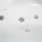 Beliani TOCOA II - Hoekbad whirlpool - Wit - 146 x 207 cm - Acryl