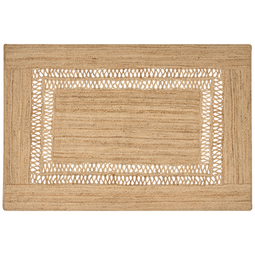 Beliani YENIKOY - Vloerkleed - Beige - 200 x 300 cm - Jute