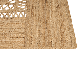 Beliani YENIKOY - Vloerkleed - Beige - 300 x 400 cm - Jute