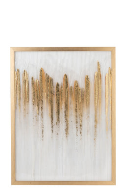 Painting Blobs Ps White/gold