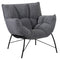 Lifestyle Fauteuil Jena Zwart | Teddy Stof