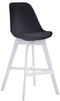 KantoormeubelenPlus Barkruk Narvik Velvet Wit Frame Rood