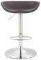 KantoormeubelenPlus Barkruk Namsos Kunststof Chrome frame Wit